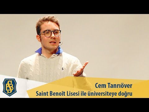 Cem Tanrıöver ('16) "Saint Benoît Lisesi ile üniversiteye doğru"
