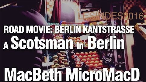 A SCOTSMAN IN BERLIN // MacBeth MicroMac-D