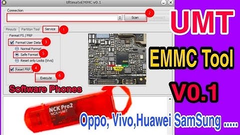 UMT Ultimate EMMc Tool V0.1 Reest password and FRP ALL oppo,Vivo, Huawei No need file Reset