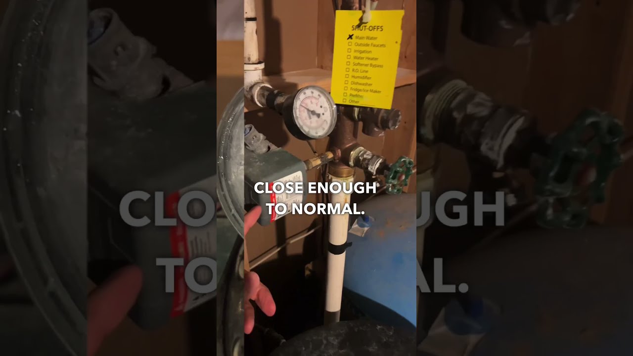 What Should My Water Well Pressure Be? #plumbing #waterwells #shorts #diy