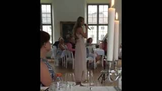 Coldplay - Fix You (Cover by Victoria K) - Performed at wedding!