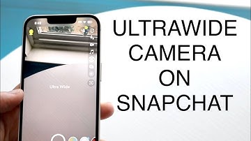 How To Use Ultra Wide Camera On Snapchat! (2023)