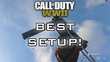 Call of Duty WW2 - GREASE GUN Best class setup! BEST SMG IN COD WWII