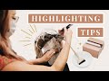 Highlighting tips and secrets  foiling technique for partial or full highlight including placement