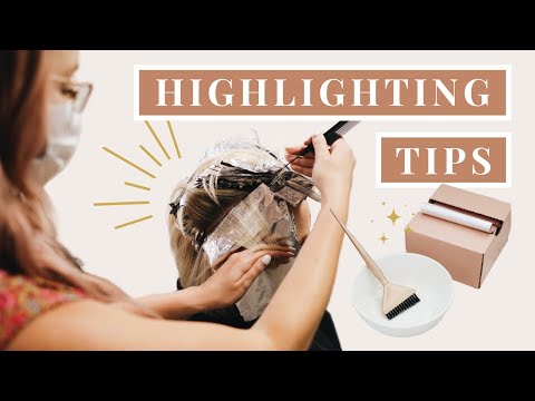Highlighting Tips and Secrets | Foiling Technique for Partial or Full Highlight including Placement