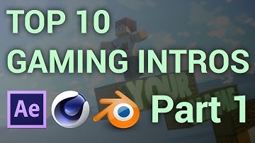 Top 10 FREE Gaming Intro Templates #1 - After Effects, Cinema 4D, Blender