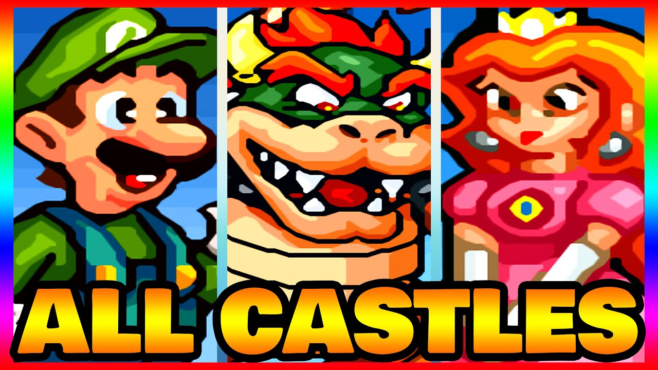 Super Mario All-Stars - Super Mario Bros: The Lost Levels (All castles