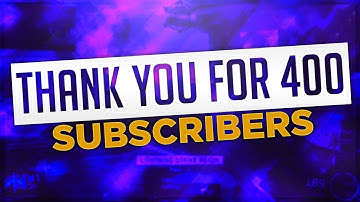 THANKS FOR 400 SUBS (iNTRO) free 2 use