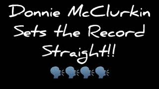 Donnie McClurkin Sets The Record Straight & Calls Out The Trolls Who Lied On Him!! 🗣🗣 (HMMN)