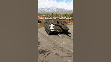 What Weapon is Powerful enough to penetrate British Tank Turret Armor?🫨 #warthunder