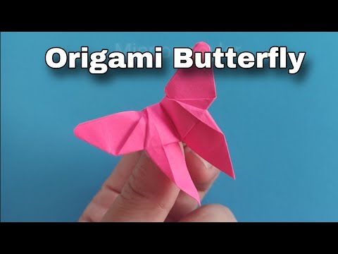 Origami Butterfly Kağıttan Kelebek Yapımı