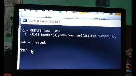 Oracle DBMS| Create Table l Er. Amrendra Mehta | Computer Science