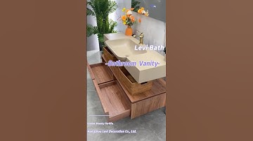 The sink is designed like this, it really understands the user.#Container Sink #Bathroom Vanity