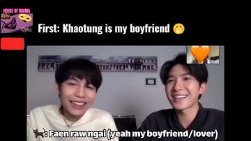 First admitted that Khaotung is his boyfriend -- _firstkhao_firstkhaotung _akkayan _theeclipseseries
