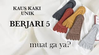 Review Hidden Socks, Kaos Kaki 5 Jari