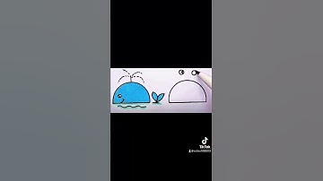 Hướng Dẫn Vẽ Cá Voi & Cua Biển Thật Là Đơn Giản Mà Dễ Thương