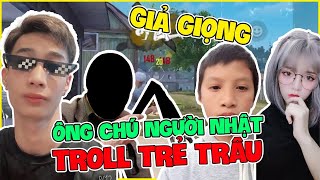 FREE FIRE | Đức Mõm Cùng ''Crush'' Giả Làm Ông Chú Nhật Bản Troll Trẻ Trâu Và Cái Kết???