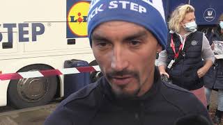 Julian Alaphilippe - interview d'arrivée- Liège-Bastogne-Liège 2020