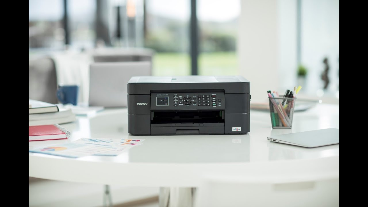 Brother MFCJ491DW wireless 41 colour printer overview YouTube