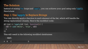 How to Efficiently Replace Strings in Multiple DataFrames in R Using lapply