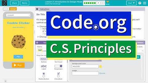 Code.org Lesson 2.6 Introduction to Design Mode | Tutorial with Answers | Unit 3 CS Principles