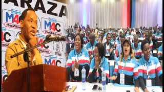 CHEKI LAZARO NYALANDU AKIOMBA RIDHAA YA KUWA MGOMBEA URAIS CHADEMA MBELE YA WAJUMBE LEO MLIMANI CITY