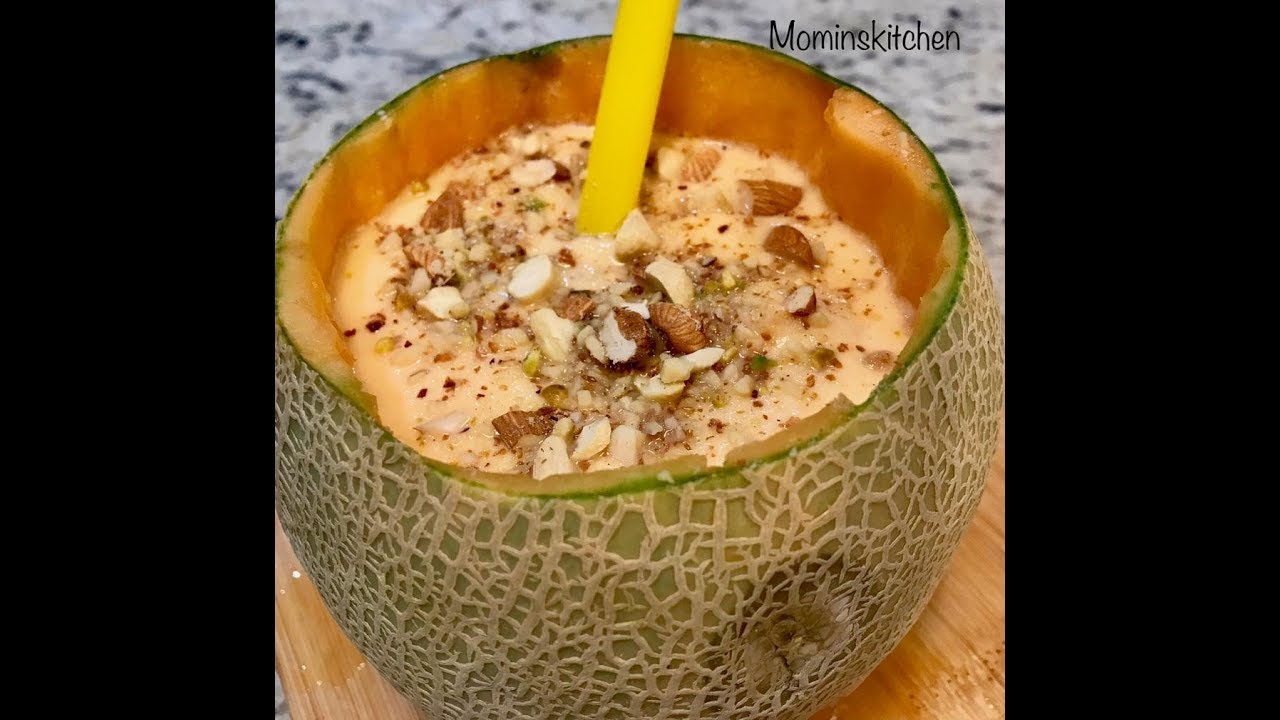 Cantaloupe shake kharbuja juice /musk melon shake /fruit punch /summer