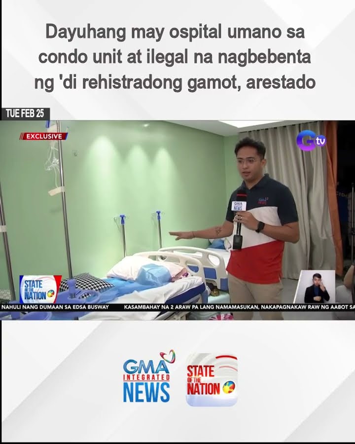 Dayuhang may ospital umano sa condo unit at ilegal na nagbebenta ng 'di rehistradong... | SONA