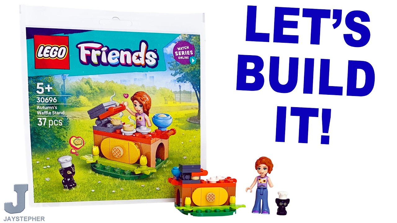 30696 LEGO Friends Autumns Waffle Stand Build - YouTube