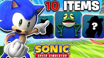 10 Items You Are LUCKY TO OWN in Sonic Speed Simulator!