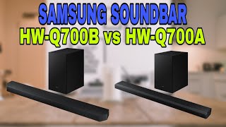 SAMSUNG HW-Q700B vs HW-Q700A | Full Comparison & Review | Specifications |  *New 2022* - YouTube