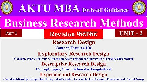 4| Business Research Methods, chapter 2, unit 2, Business Research Methods mba 2nd sem, bba 4th year