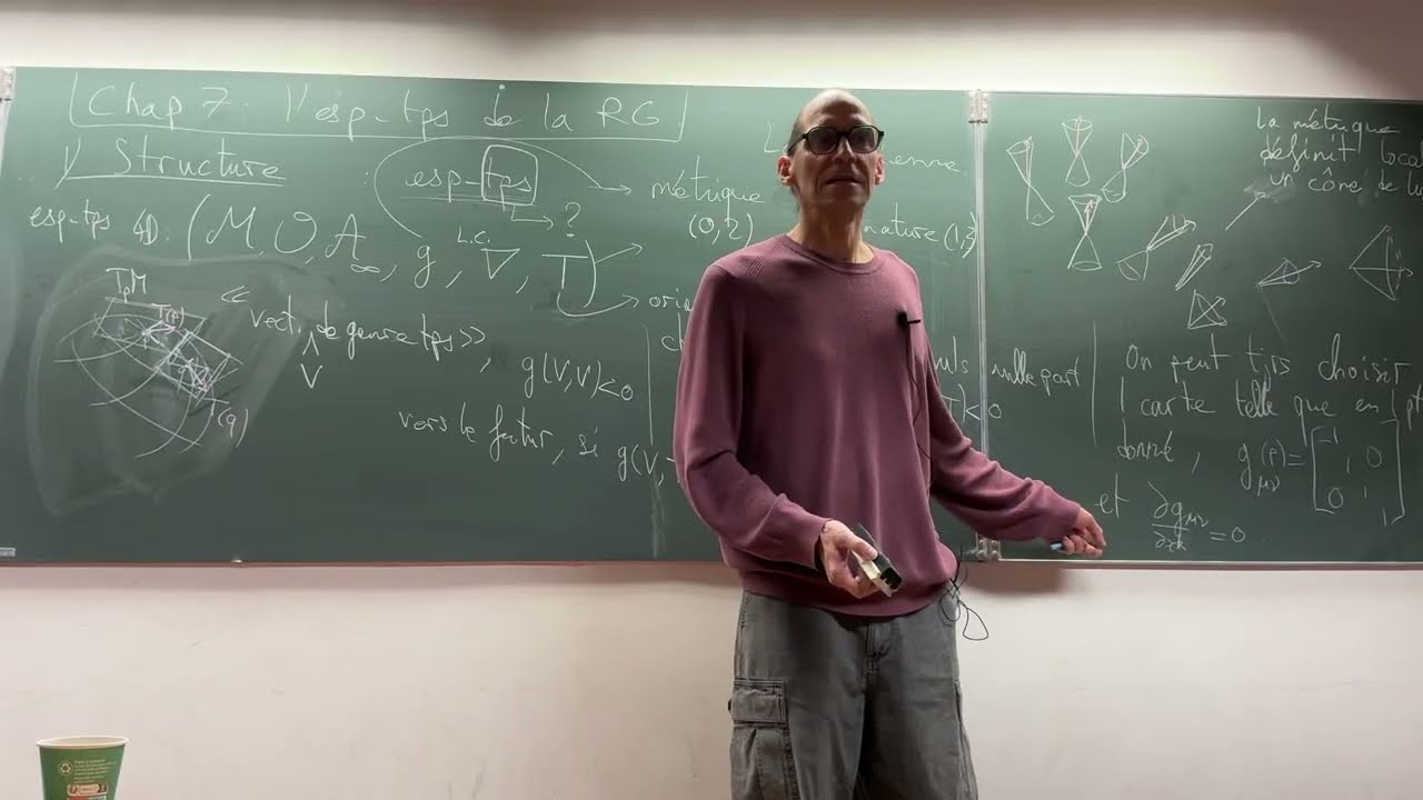 Relativité Générale (2026) – Séance 11a