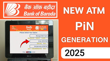 Bank of Baroda ATM Pin Generation | BOB ATM Pin Generation | Bank of Baroda ATM Pin Kaise Banaye