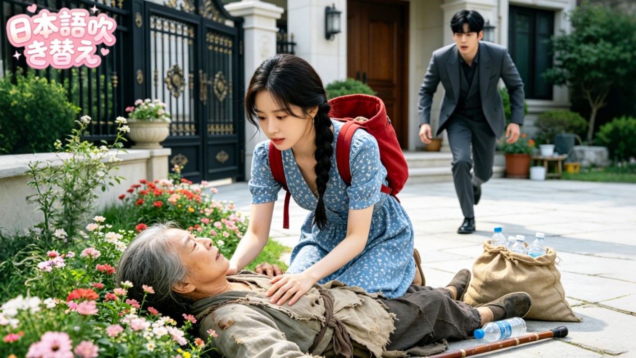 The CEO's mother disguised herself as a beggar and collapsed. Only one single mother saved her! An unexpected trial of a prestigious family—love has arrived! #drama #中国ドラマ#ショートドラマ#社長