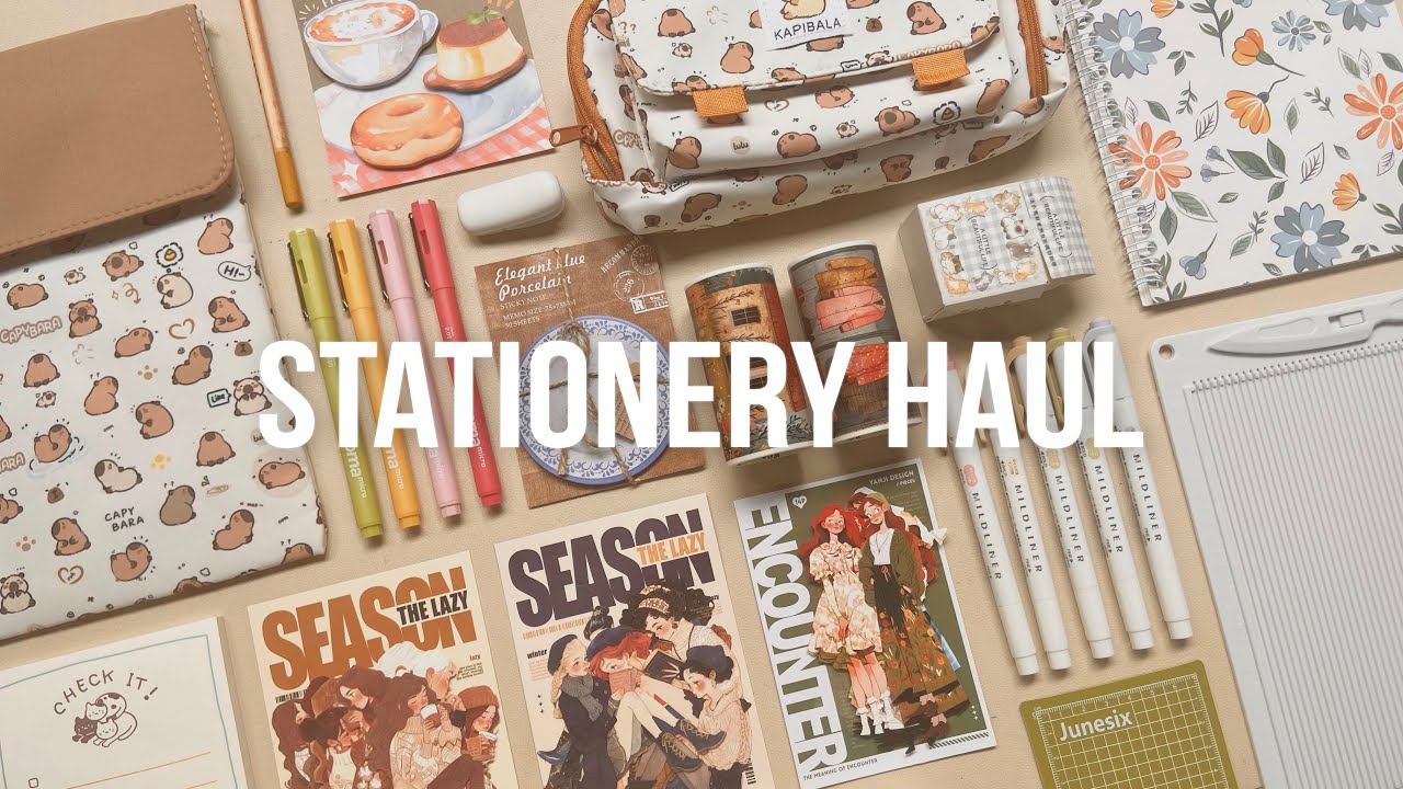 A Huge 2025 Stationery Haul w/ Journalsay 🥧