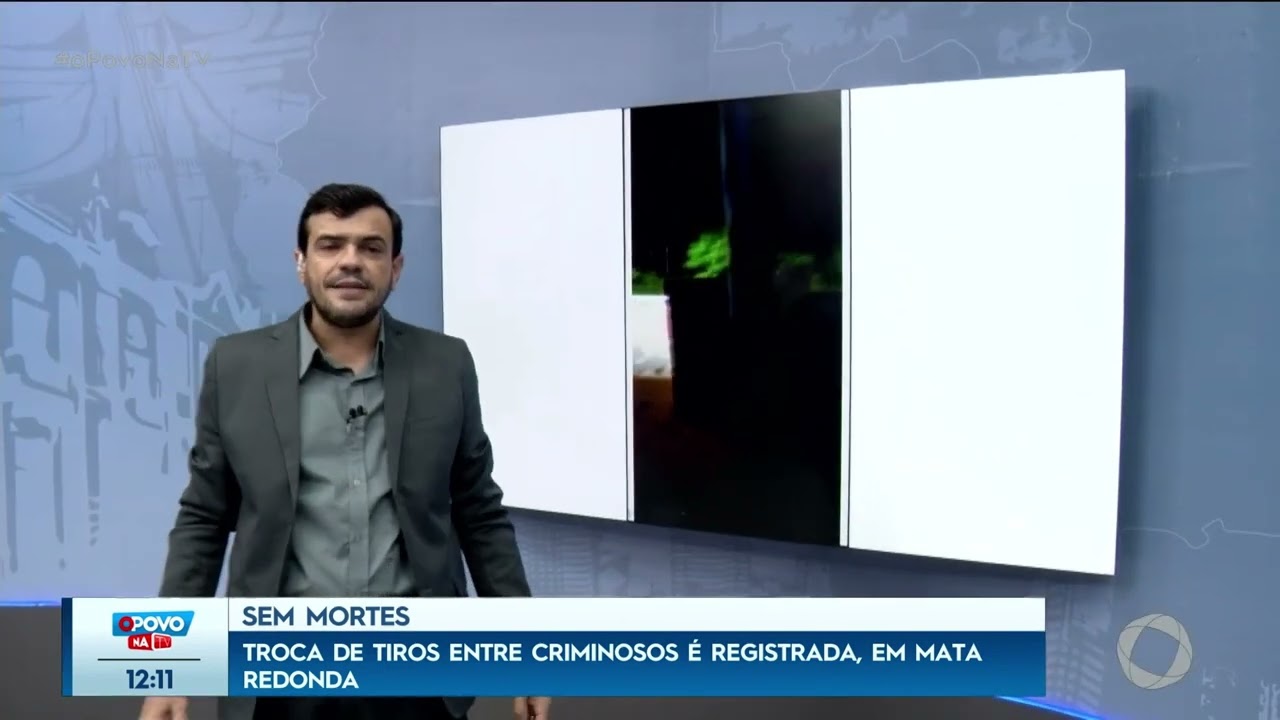 Sem mortes: troca de tiros entre criminosos é registrada, em Mata Redonda - O Povo na TV