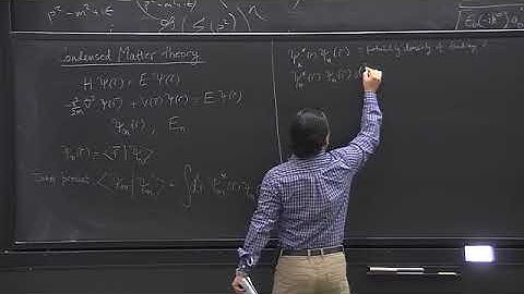 CONDENSED MATTER - LECTURE 1
