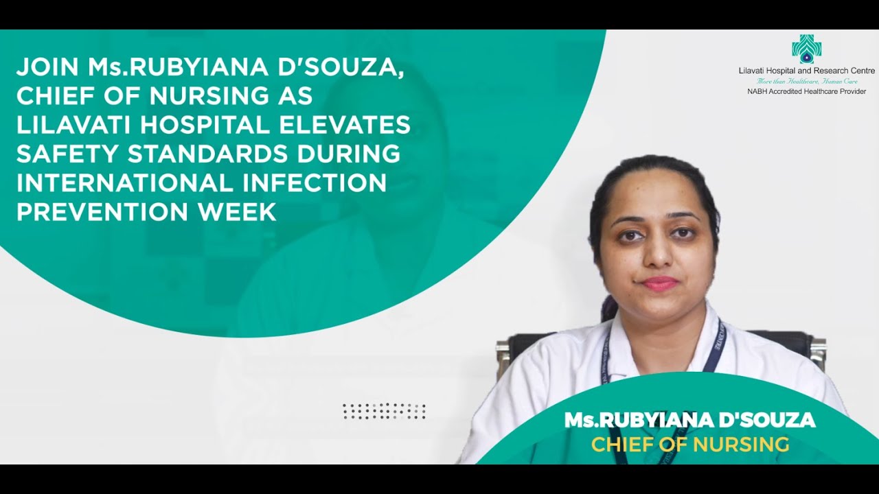Lilavati Hospital's Visionary Journey for Infection Prevention Week with Ms. Rubyiana D'Souza