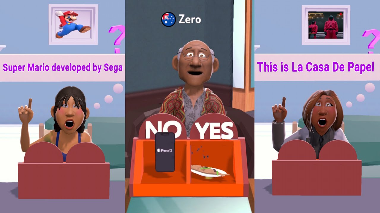 Yes or No Challenge 3D Gameplay iOS Android
