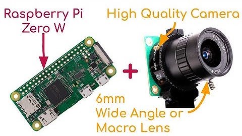 Raspberry Pi High Quality Camera + 6mm Lens on Raspberry Pi Zero W #raspberrypi #pizero
