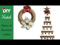 Ideias rústicas para decoração de Natal - Faça você mesmo - DIY Especial de Natal