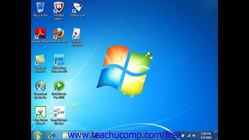 Windows 8 Tutorial Starting a Program in Windows 7 and Vista Microsoft Training Lesson 1.10