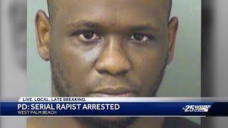 Accused serial rapist arrested in West Palm Beach