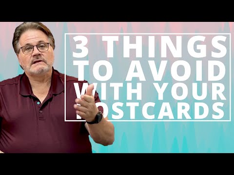 3 Things To AVOID With Your Postcards