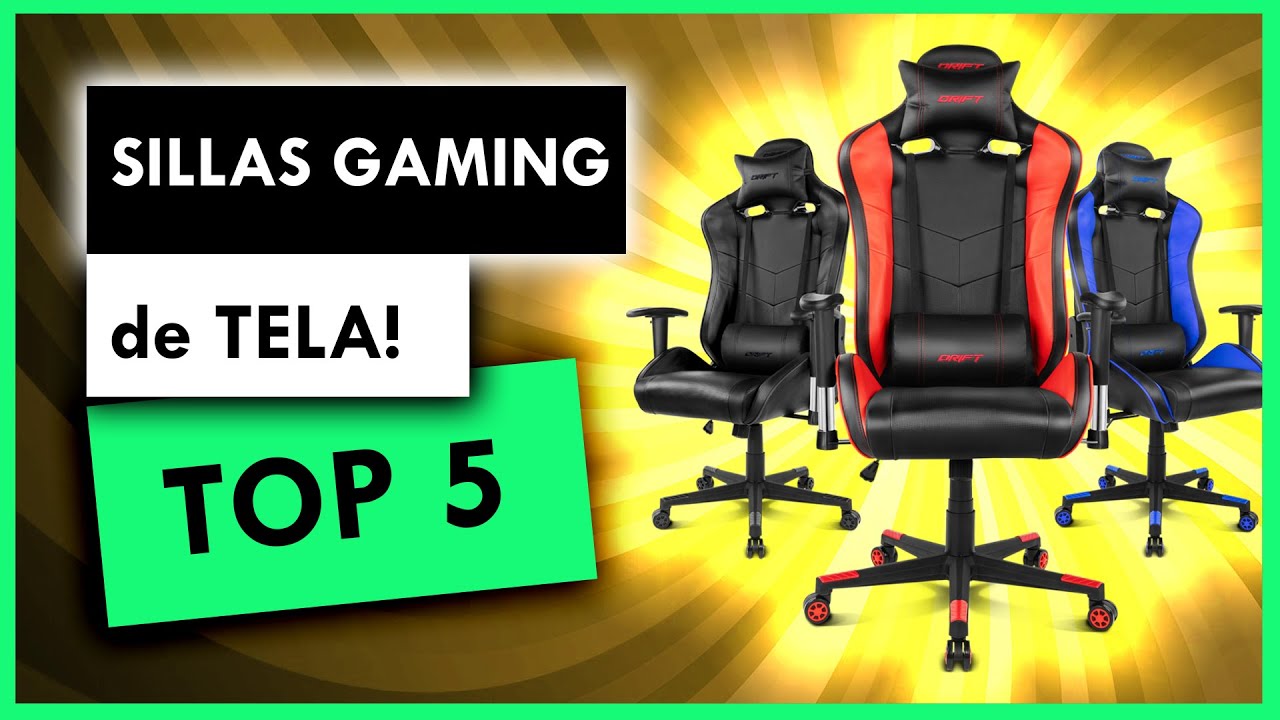 ¡Las Mejores SILLAS GAMING de TELA en 2021!