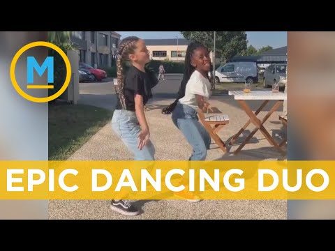 Friends reunited after isolation perform impressive dance routine | Your Morning