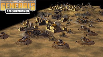 BIG GLA BATTLE - C&C Generals Zero Hour Apocalyptic 2.2