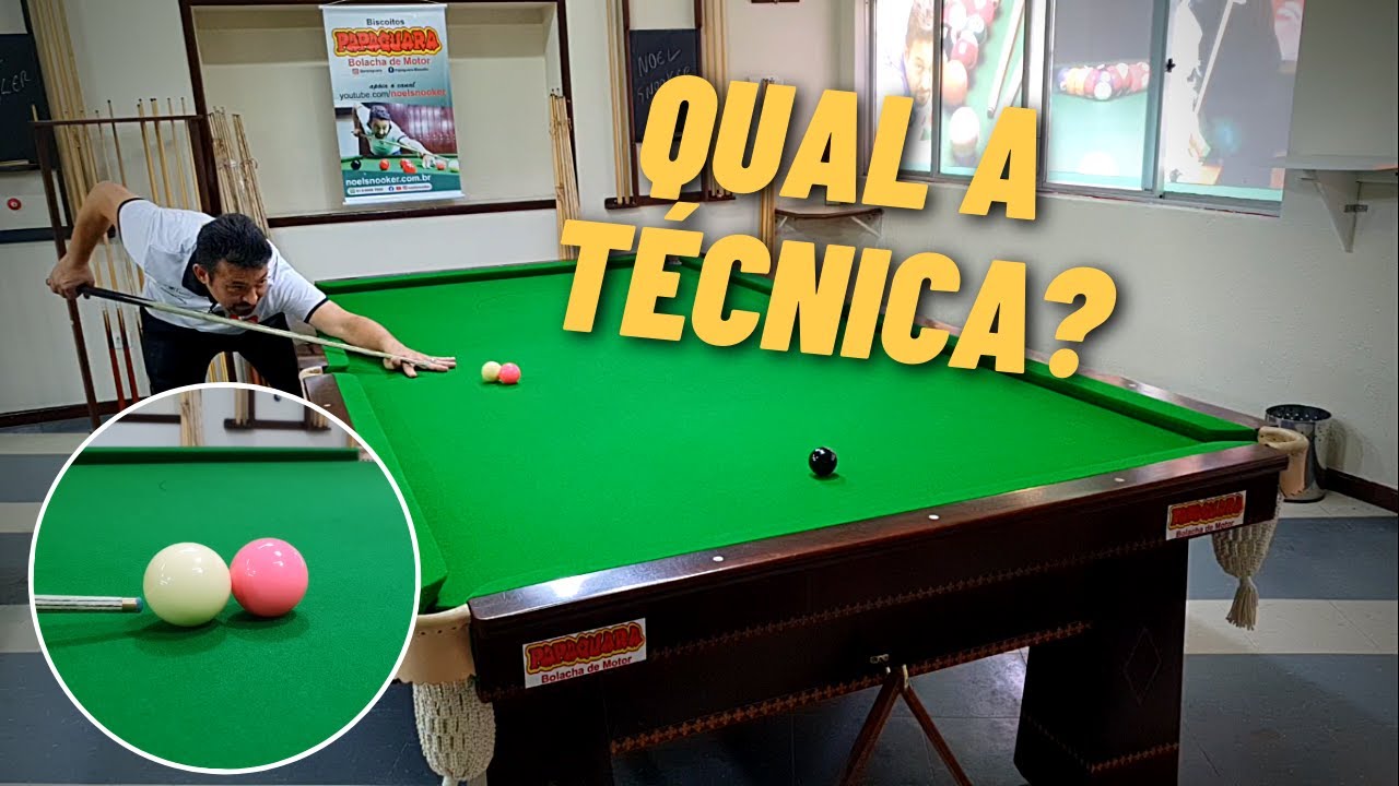 Como descontar o EFEITO em bola de reta!! 🔥🎱 