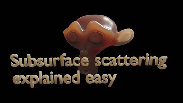 Subsurface scattering explained easy
